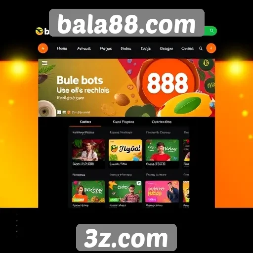 Experiência do usuário na navegação do bala88.com